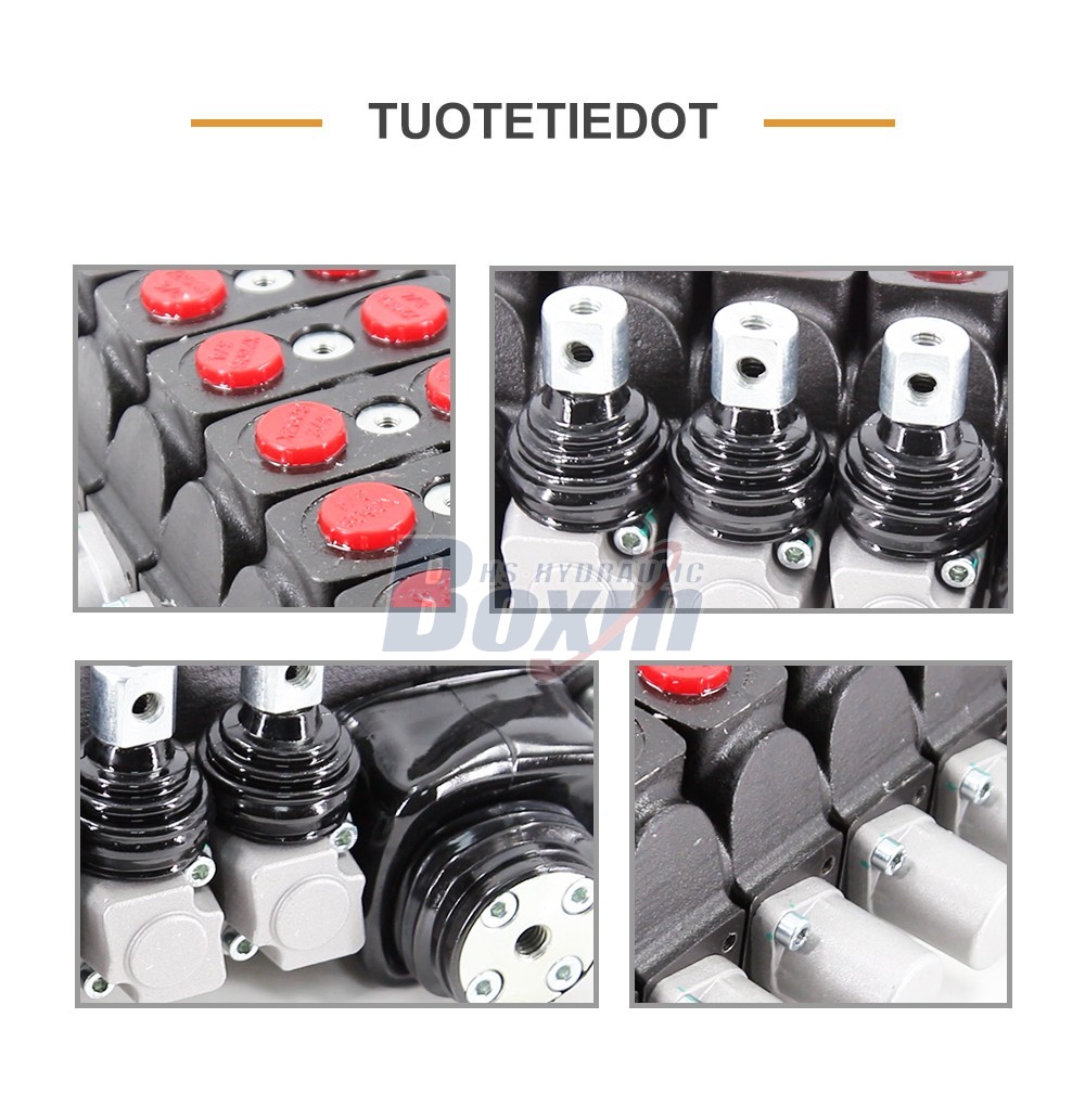 Multi-Spool SD6 Sectional Directional Control Valve for Mobile Machinery